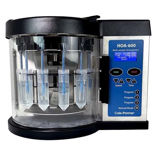 Cole-Parmer HOA-600 6-Sample Automated Homogenizer Package