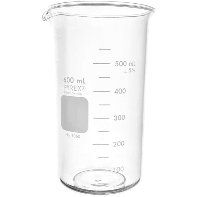 Corning™ PYREX™ Tall-Form Berzelius Beakers with Spout, Graduated