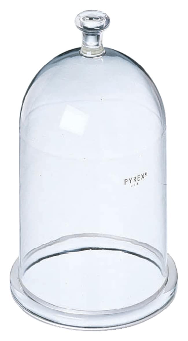 Corning™ PYREX™ Bell Jars with Top Knob and Ground Flange