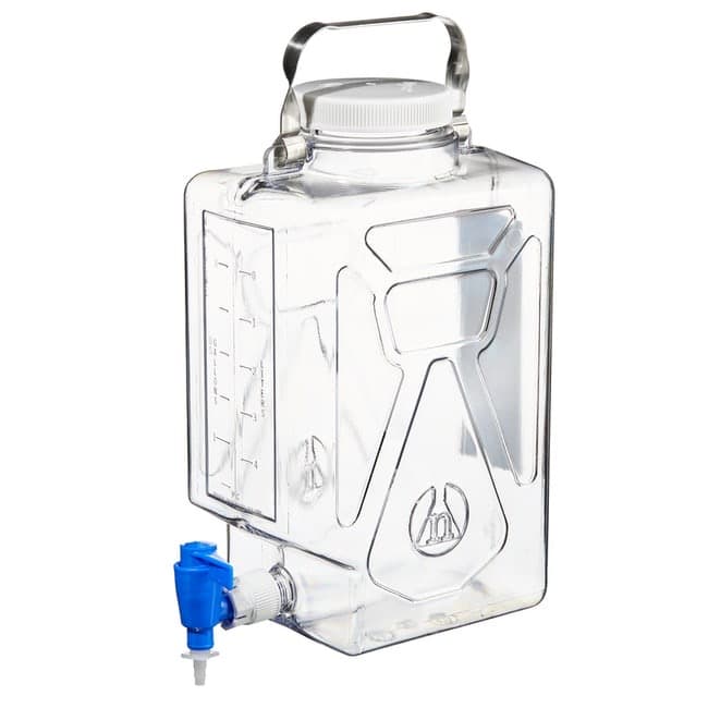 Thermo Scientific™ Nalgene™ Rectangular Polycarbonate Clearboy™ Carboy with Spigot