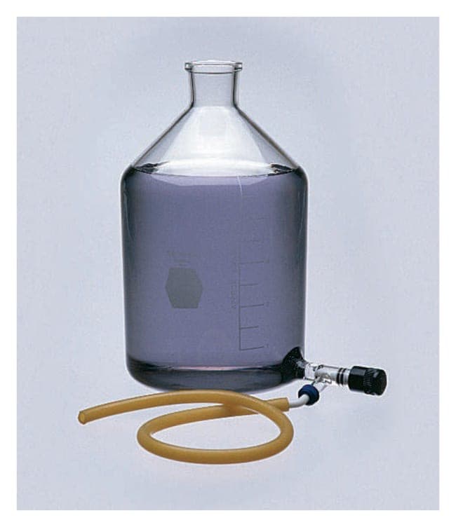 DWK Life Sciences Kimble™ KIMAX™ Valved Outlet Reservoir Bottles with Tubulation