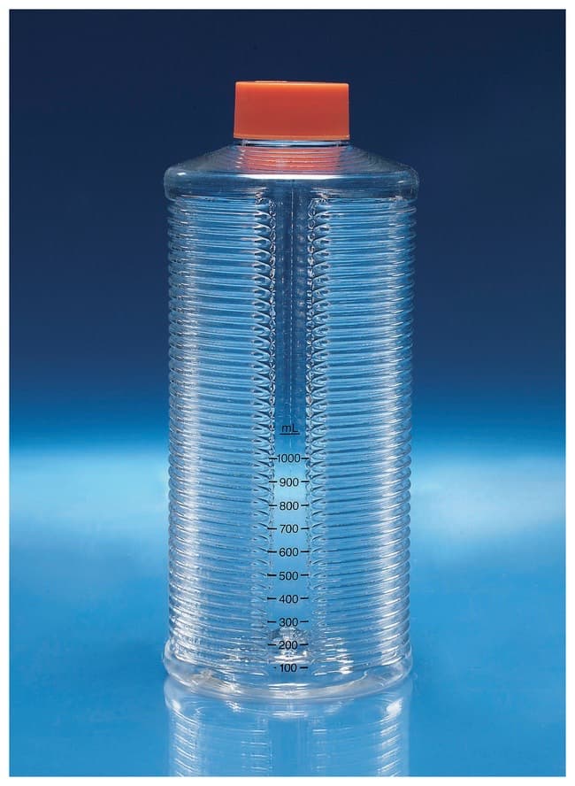 Corning™ Expanded Surface Polystyrene Roller Bottle with Easy-Grip Cap