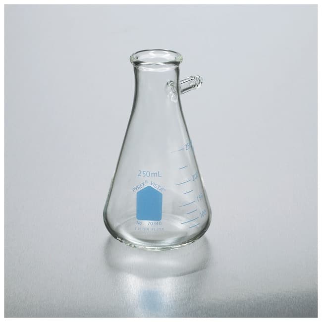 Corning™ PYREX™ VISTA™ Heavy-Wall Filter Flasks with Sidearm Tubulation
