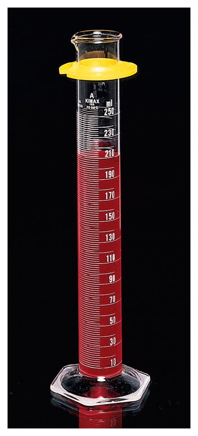 DWK Life Sciences Kimble™ KIMAX™ Serialized Class A Cylinders with Single Metric Scale
