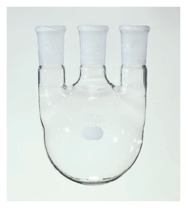 Corning™ PYREX™ Distilling Flasks with Three Vertical, Level Necks, Standard Taper Joint