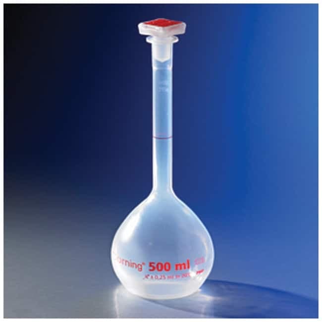 Corning™ Class A Reusable PMP Volumetric Flasks with Tapered PP Stopper