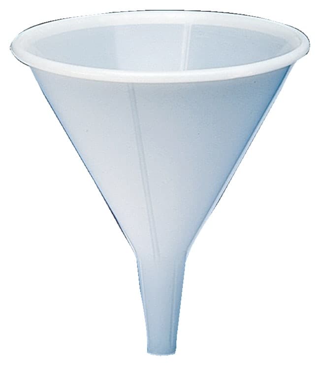 Bel-Art™ Short-Stem Funnel with External Ridges