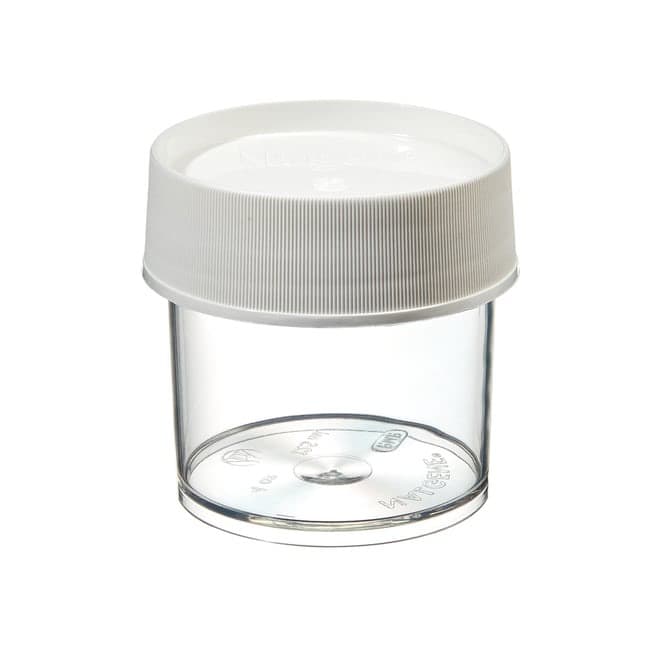 Thermo Scientific™ Nalgene™ Wide-Mouth Straight-Sided PMP Jars with Screw Closure