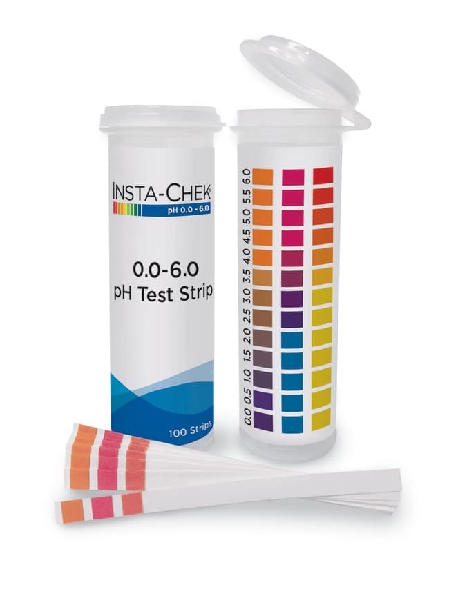 Micro Essential Lab Insta-Chek pH Test Strip, Range 0 to 6
