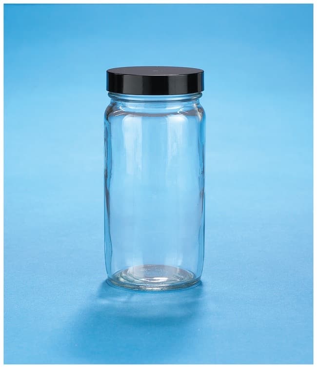 DWK Life Sciences Kimble™ Clear Glass Standard Wide-Mouth Jars