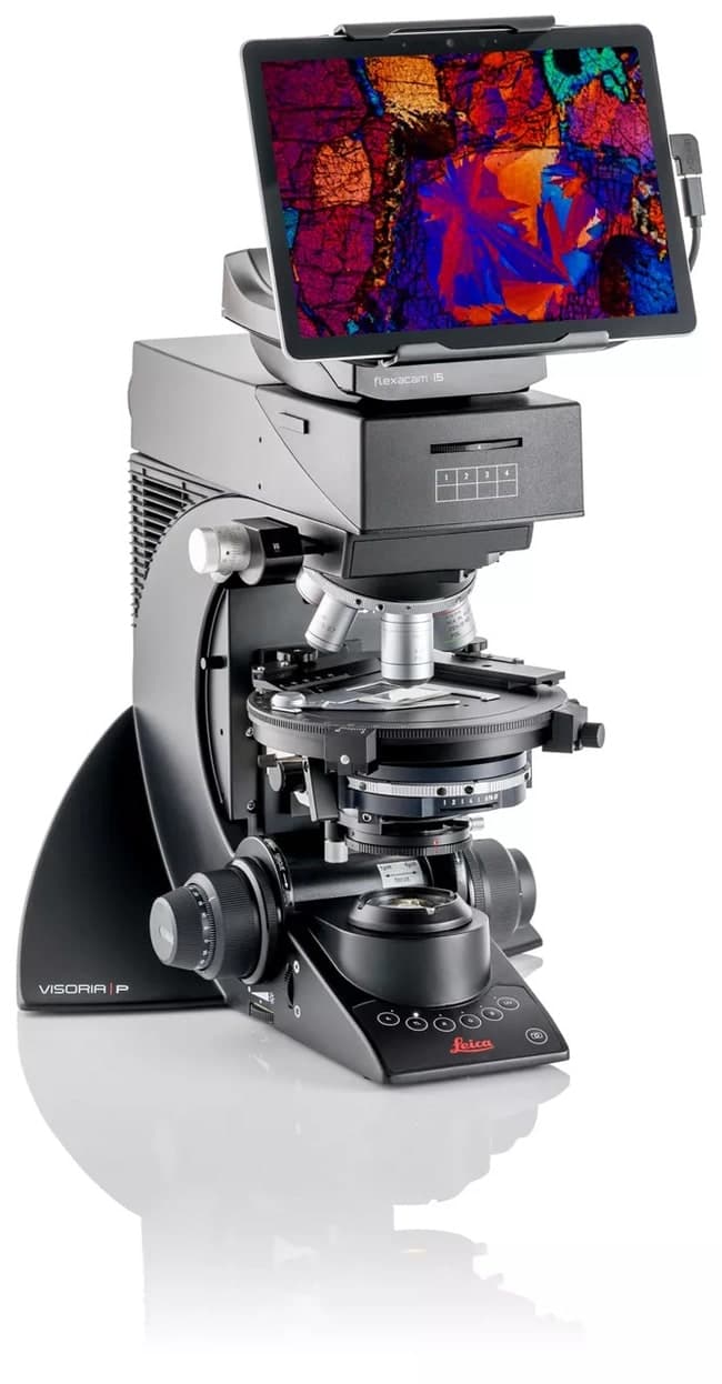 Leica Microsystems Visoria P Digital Polarization Microscope for Industrial Applications (Transparent samples only) 2.5X to 40X