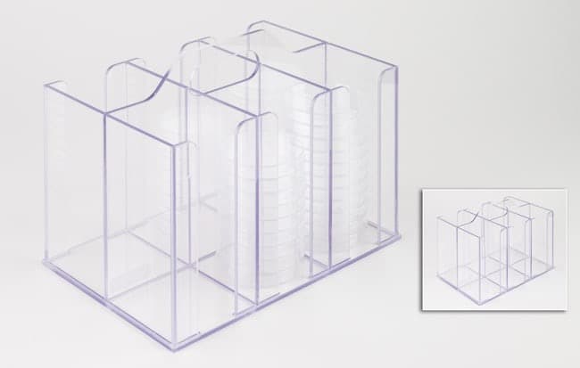 Poltex Petri Dish Caddy, Six-Pocket