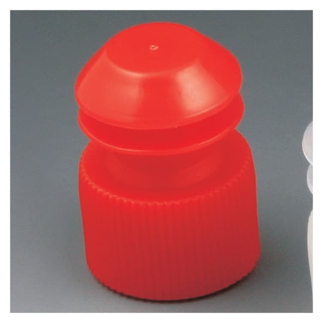 Globe Scientific Flanged Plug Caps for 16mm Tubes