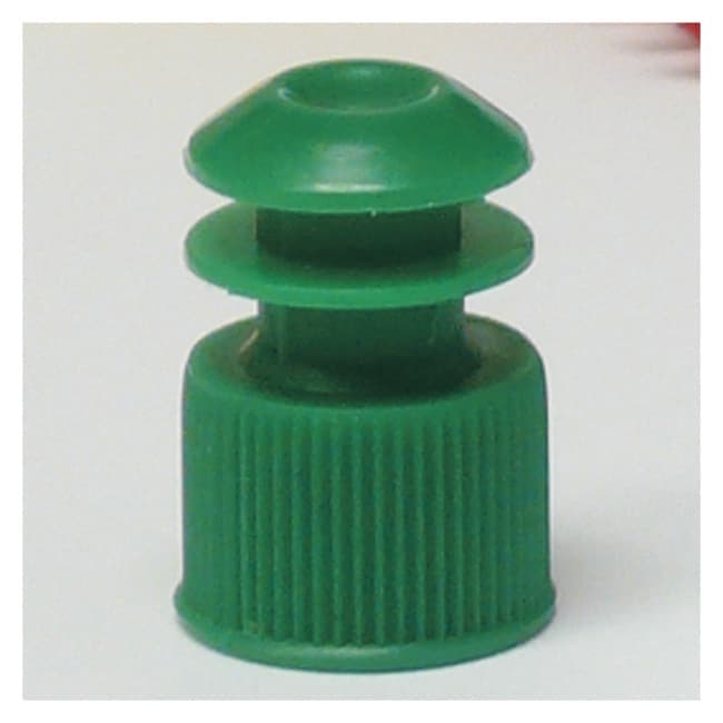 Globe Scientific Flanged Plug Caps for 13mm Tubes