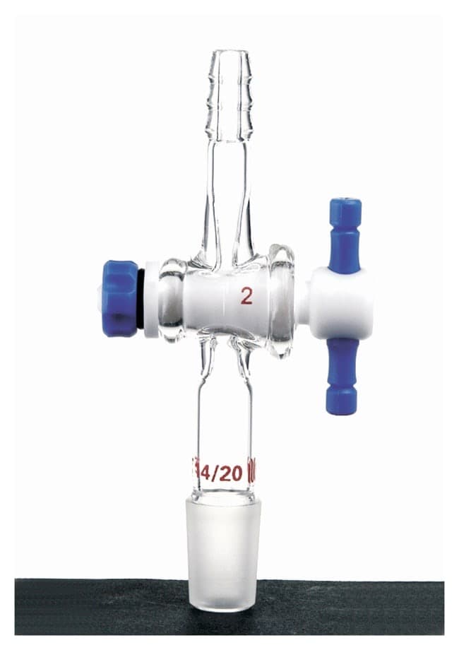 Synthware™ Flow Control Adapters with PTFE Stopcock