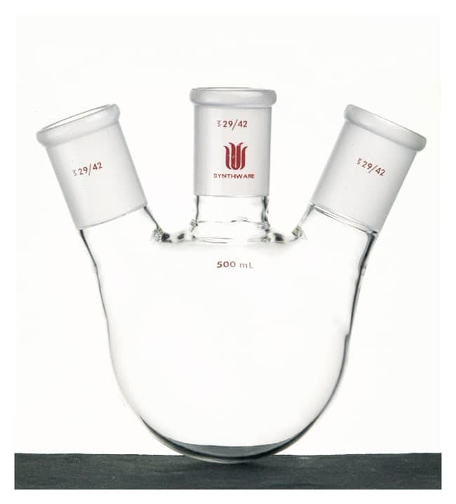 Synthware™ Three Neck Flask, Angled