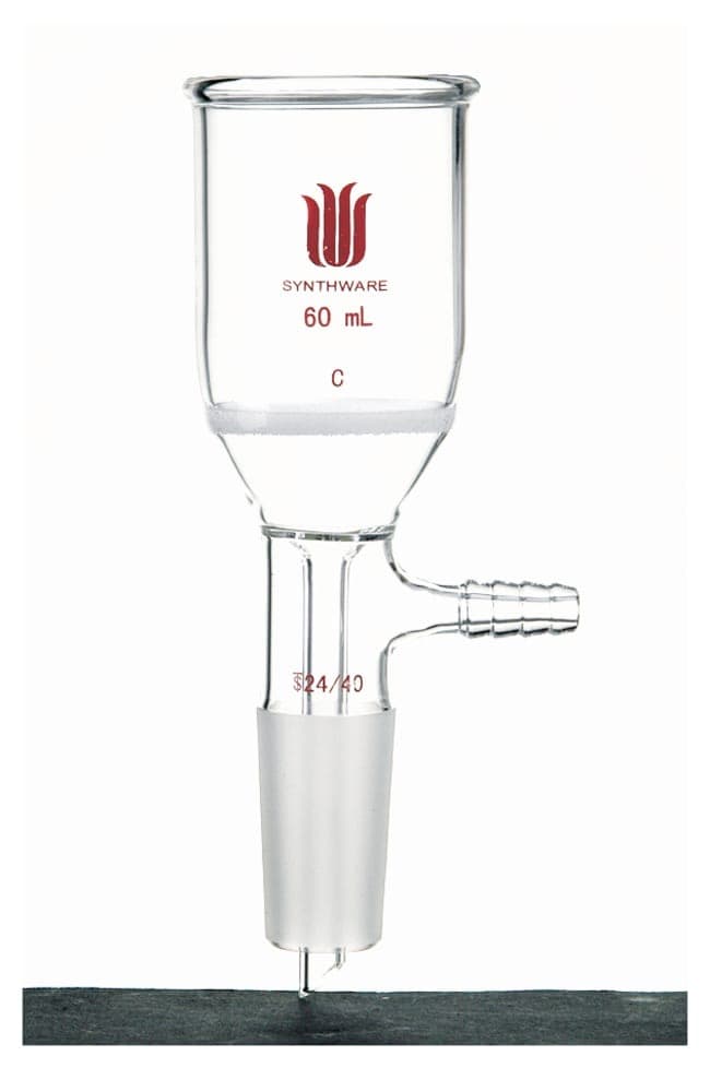 Synthware™ Büchner Funnels with Inner Joint and Fritted Disc