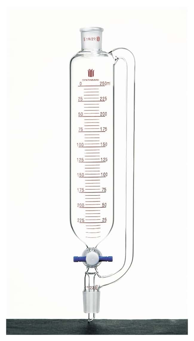 Synthware™ Pressure-Equalizing Addition Funnel with 1:5 PTFE Stopcock, 1 L
