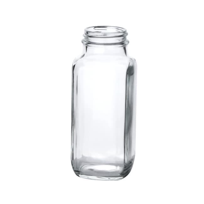 Fisherbrand™ Clear French Square Glass Bottles without Caps