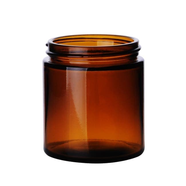 Fisherbrand™ Amber Wide-Mouth Straight-Sided Glass Jars without Caps