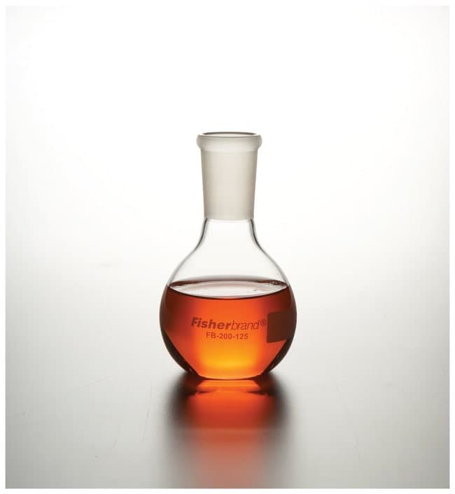 Fisherbrand™ Reusable Glass Flat-Bottom Boiling Flasks with Standard Taper