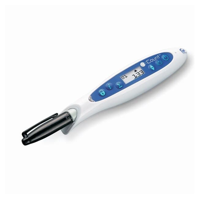 Heathrow Scientific™ ecount Colony Counter with Pen, White/Blue