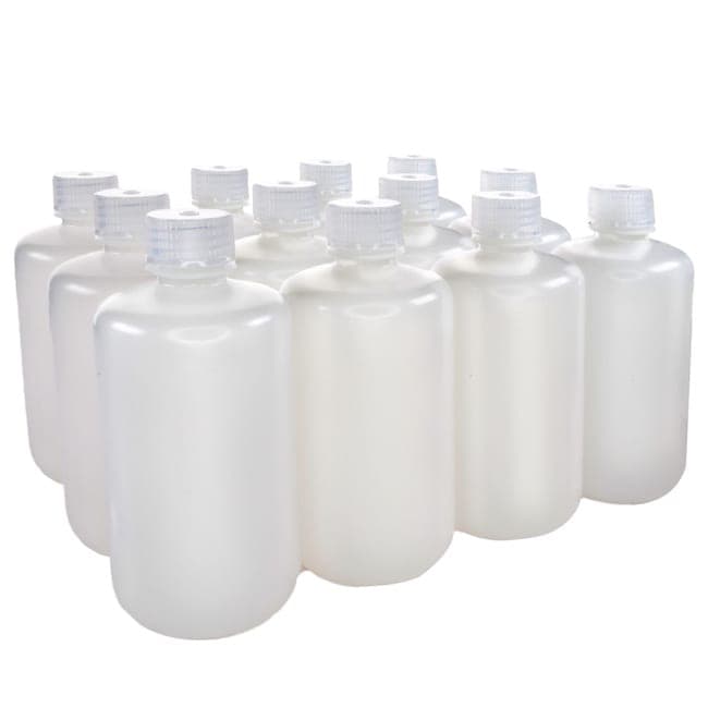 Eisco Labs Narrow-Mouth HDPE Translucent Reagent Bottles with Polypropylene Caps