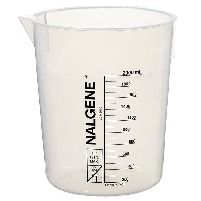 Thermo Scientific™ Nalgene™ Polypropylene Griffin Low-Form Plastic Beakers