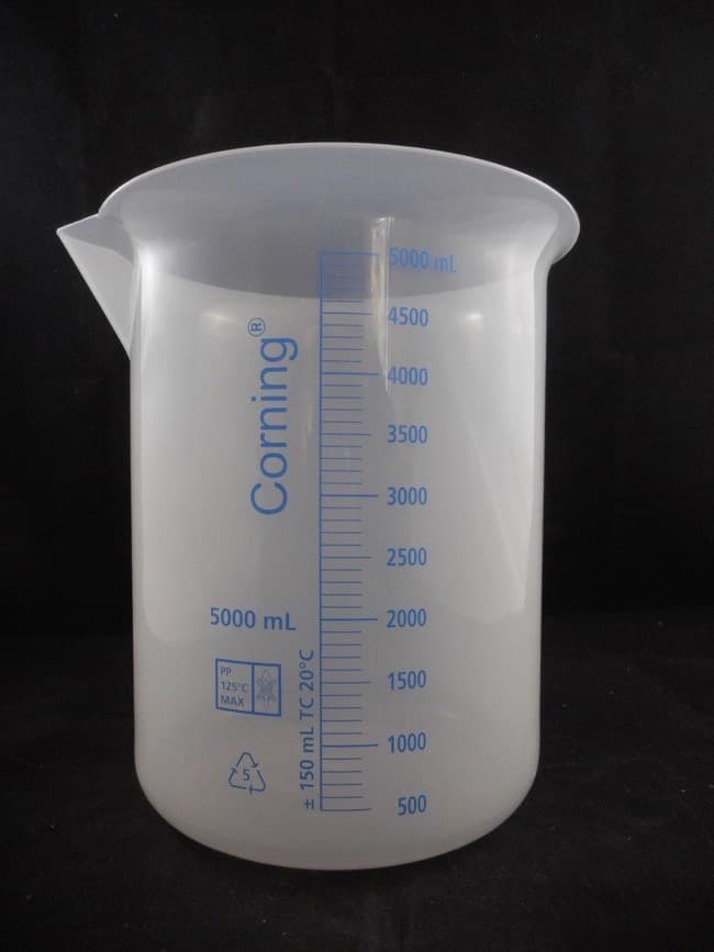 Corning™ Reusable Polypropylene Low-Form Beakers, Graduated