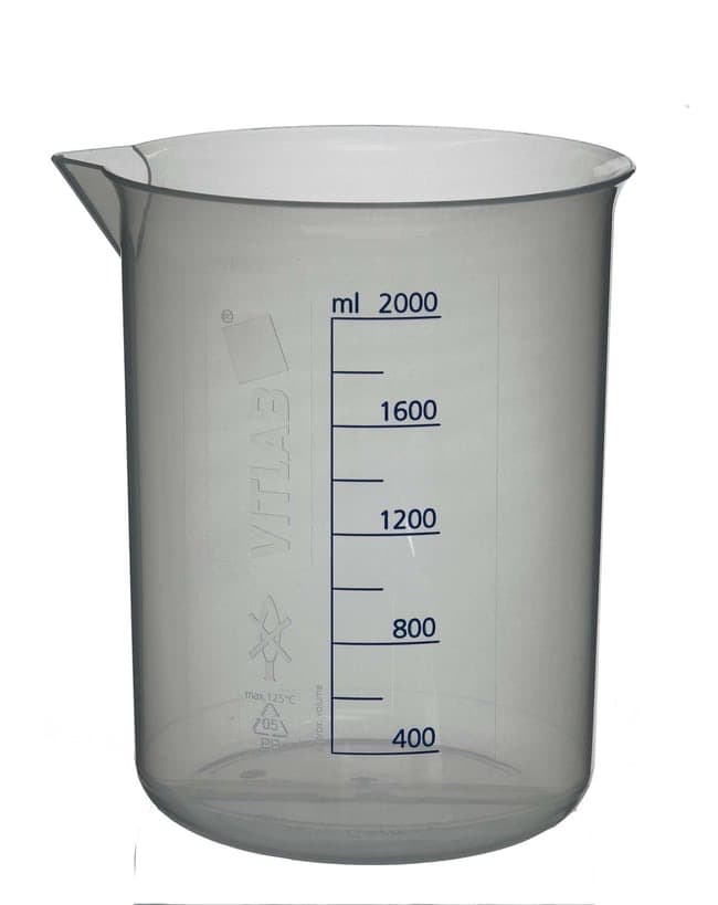 BRANDTECH™ VITLAB™ Polypropylene Griffin Beakers