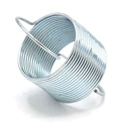 Eisco™ Steel Extension Springs with Looped Ends, 58 mm Length