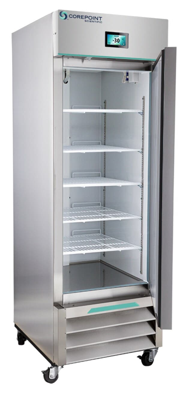 Corepoint Scientific White Diamond Series Laboratory and Medical Stainless Steel Freezer